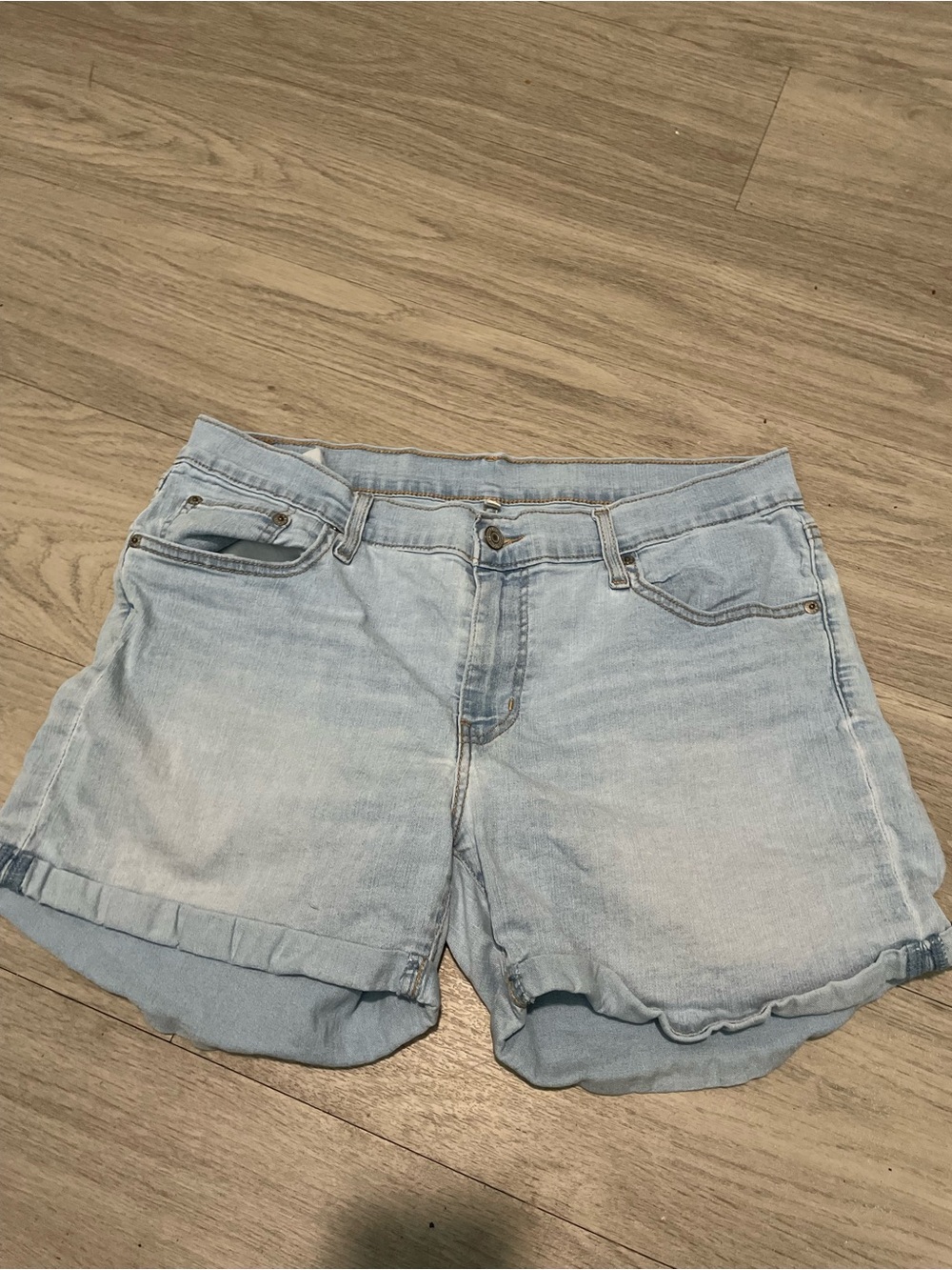 Levi's Light Wash Women's Denim Shorts